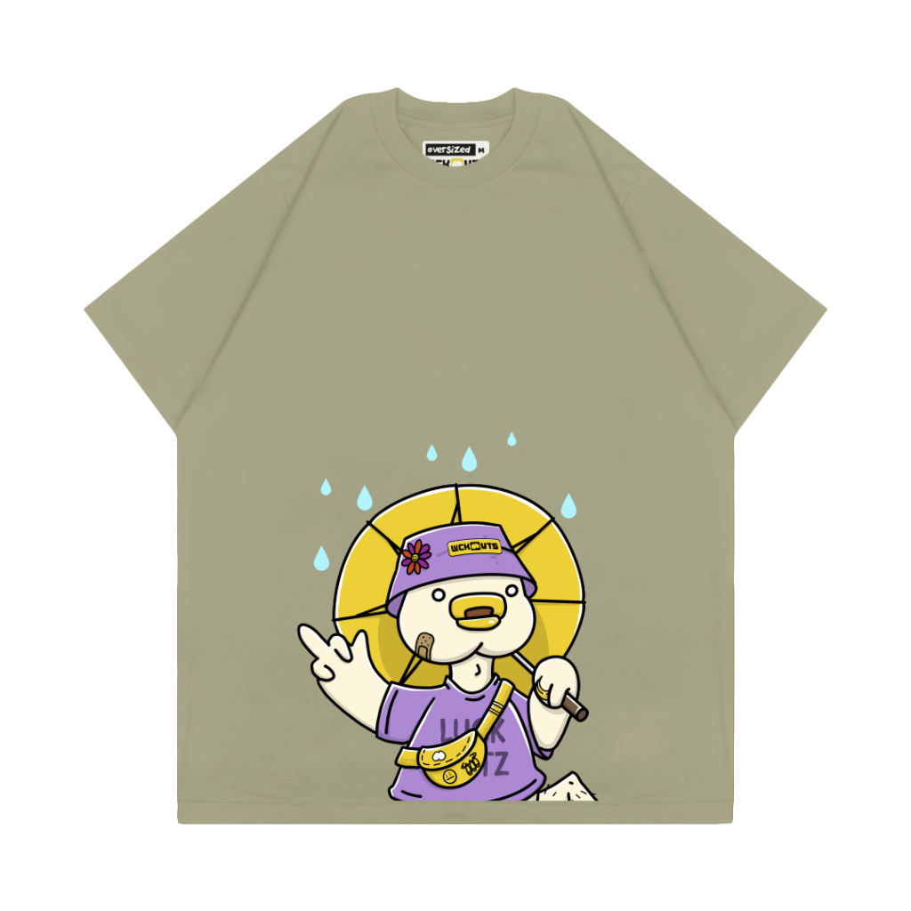 T-shirt Lucknuts Rainy Duck