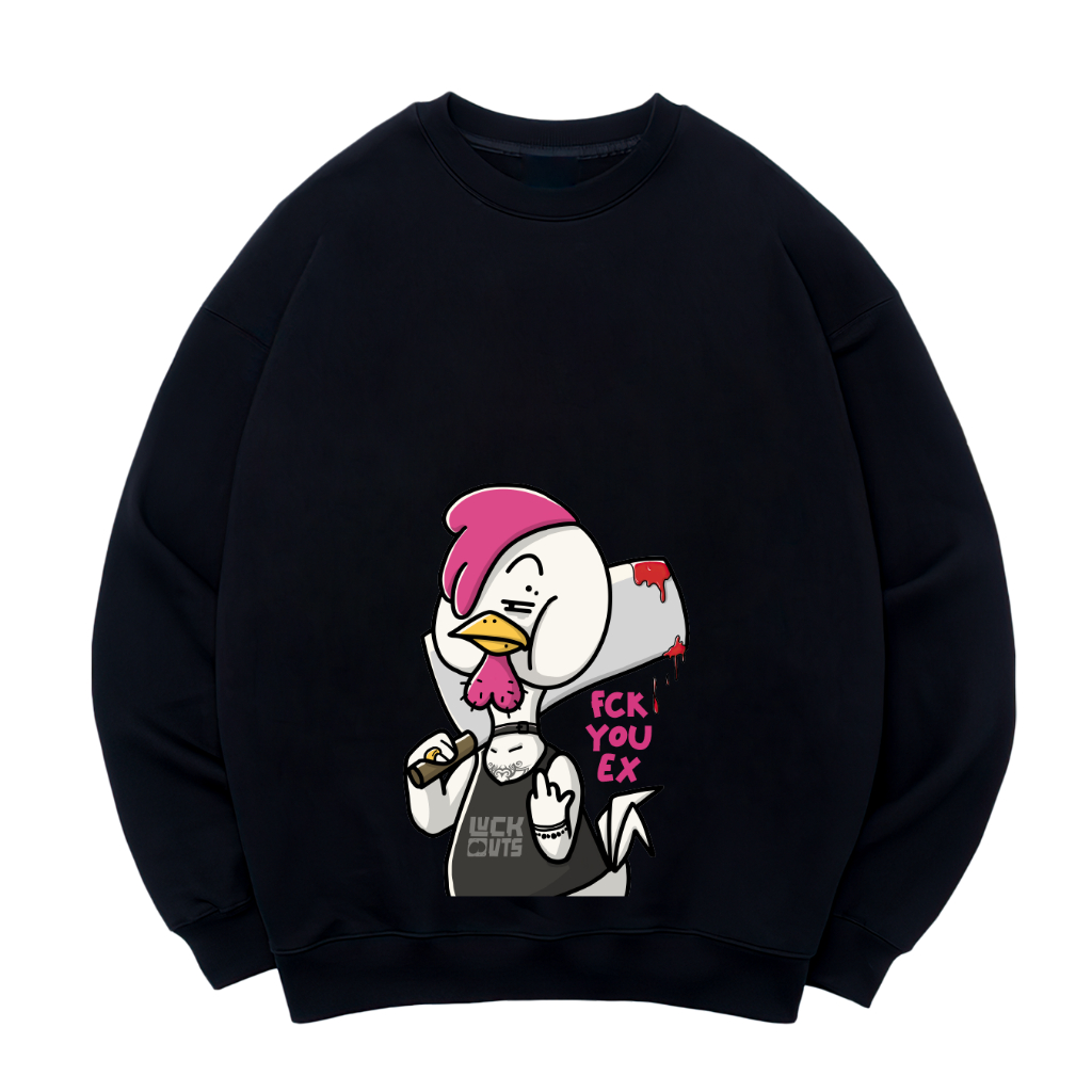Crewneck Lucknuts FCK YOU EX