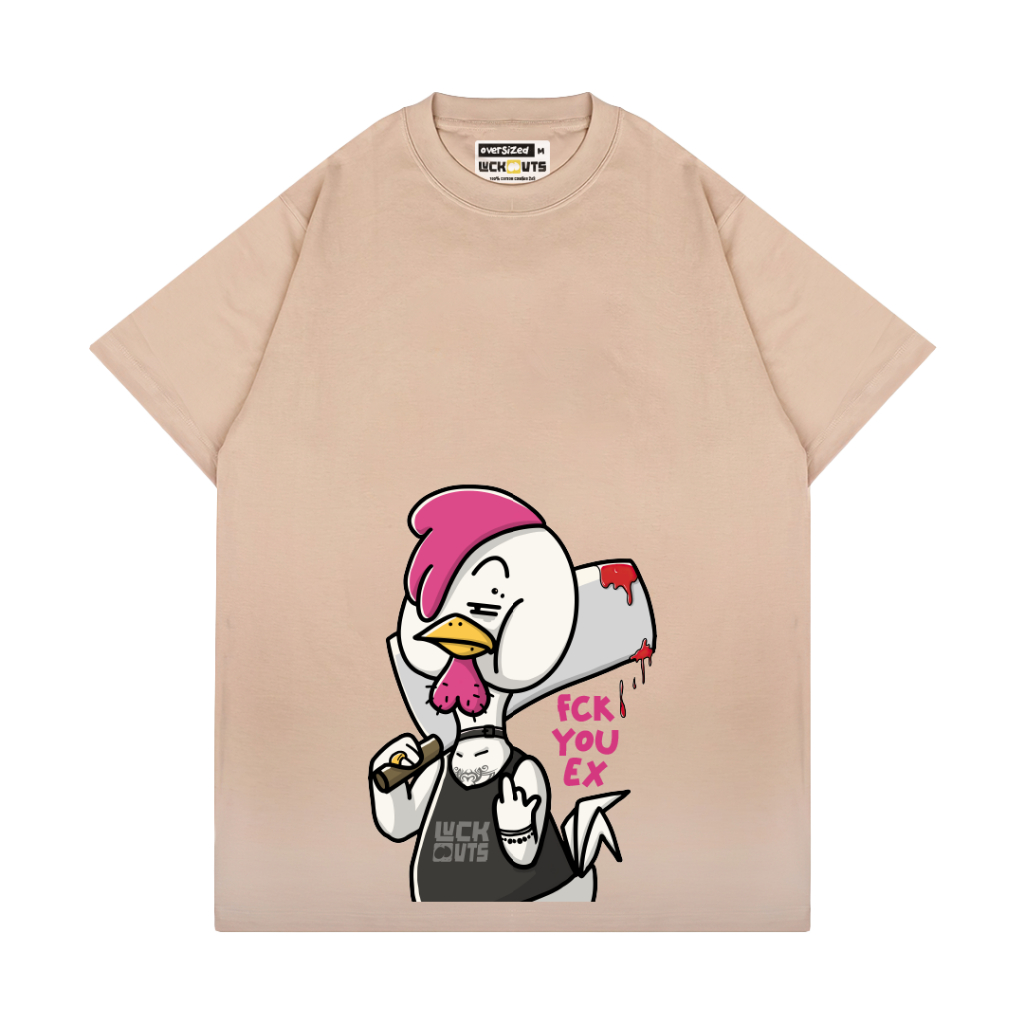 T-shirt Lucknuts FCK YOU EX