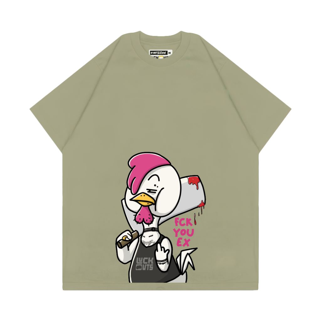 T-shirt Lucknuts FCK YOU EX