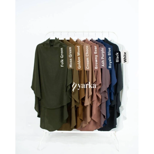 Image of FEIST HILYA FRENCH KHIMAR INSTAN CRINKLE AIRFLOW YARKA