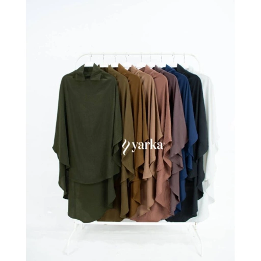 Image of FEIST HILYA FRENCH KHIMAR INSTAN CRINKLE AIRFLOW YARKA