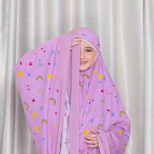 Mukena Anak Tanggung Motif Daydream 2 in 1