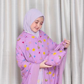 Mukena Anak Tanggung Motif Daydream 2 in 1