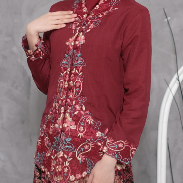Alantasik kebaya bordir KEONG WARNA