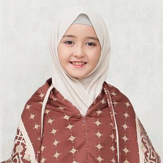 Mukena anak 2 in 1 Maxmara flower LASERCUT satin silk sd kisaran Tanggung 8,9,10,11,12,13 tahun