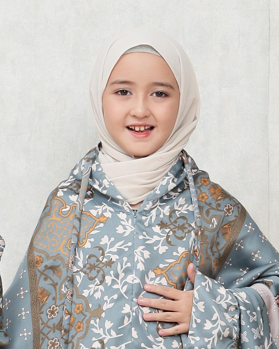 Mukena Anak sultan diory satin silk Lembut Muslim