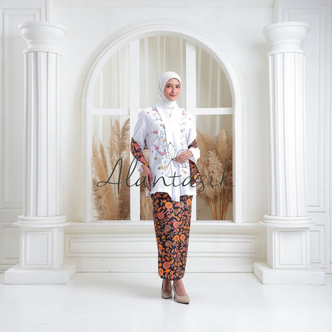 Kebaya Kartini BORDIR  Lengan Panjang bahan katun by alantasik