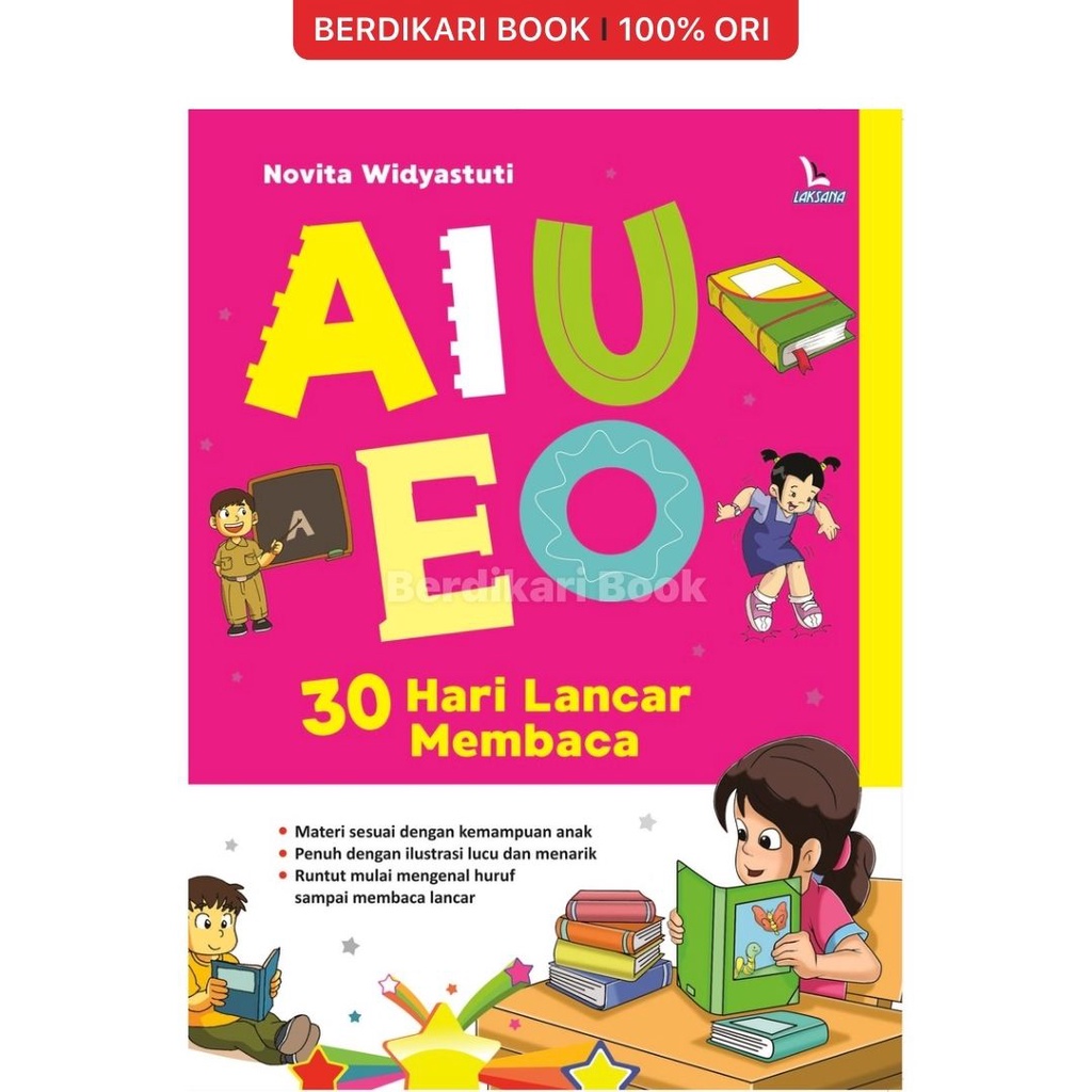 Berdikari - AIUEO 30 Hari Lancar Membaca - Diva Press