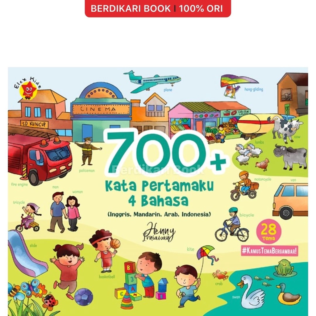 Berdikari - 700+ Kata Pertamaku 4 Bahasa - Gramedia