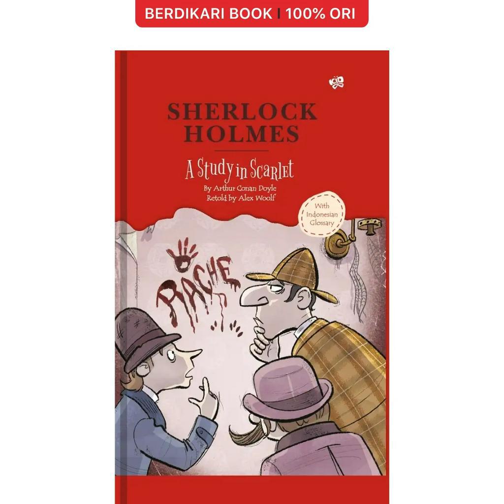 Berdikari - Abridged Classic Series: Sherlock Holmes, A Study in Scarlet - Gramedia