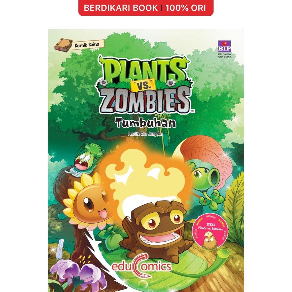 Berdikari - Educomics Plants vs Zombies Komik Sains Robot: Tumbuhan - Gramedia