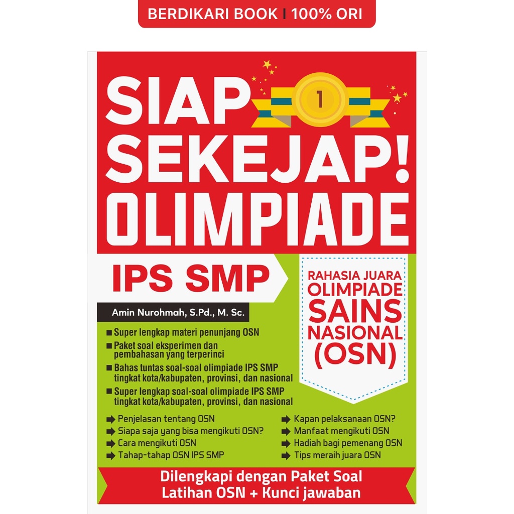 Berdikari - Siap Sekejap! Olimpiade IPS SMP: Rahasia Juara Olimpiade Sains Nasional (OSN) - Narasi