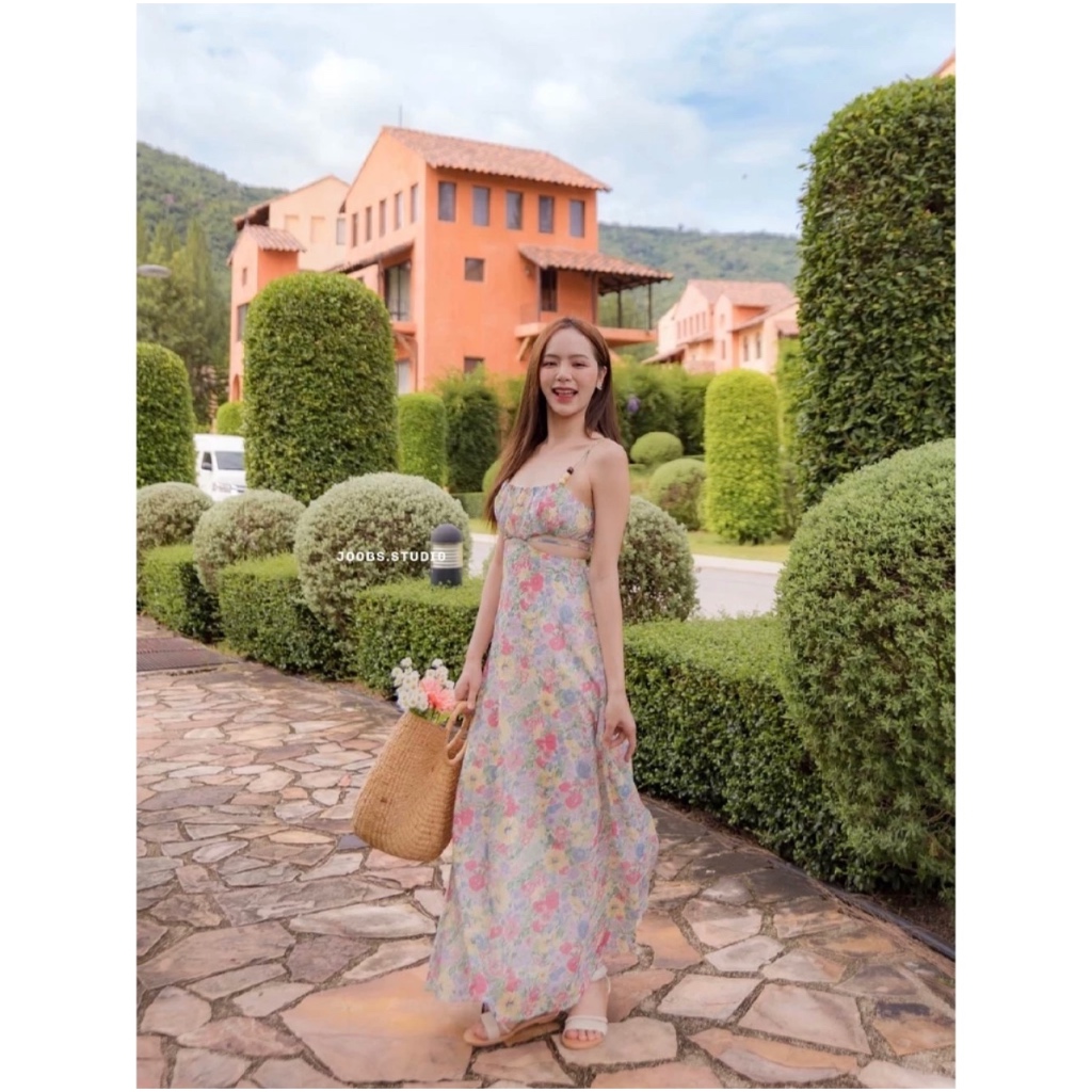 ส่งต่อ มือสอง - Joobs Studio - Princess Anne Dress - Pastel Flower