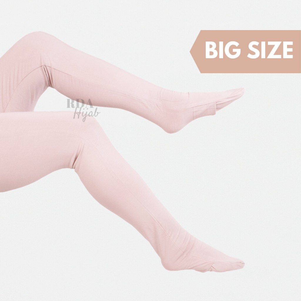 Legging Wudhu Big Size Besar Jumbo Nyaman Katun Viscose Premium RDA Hijab