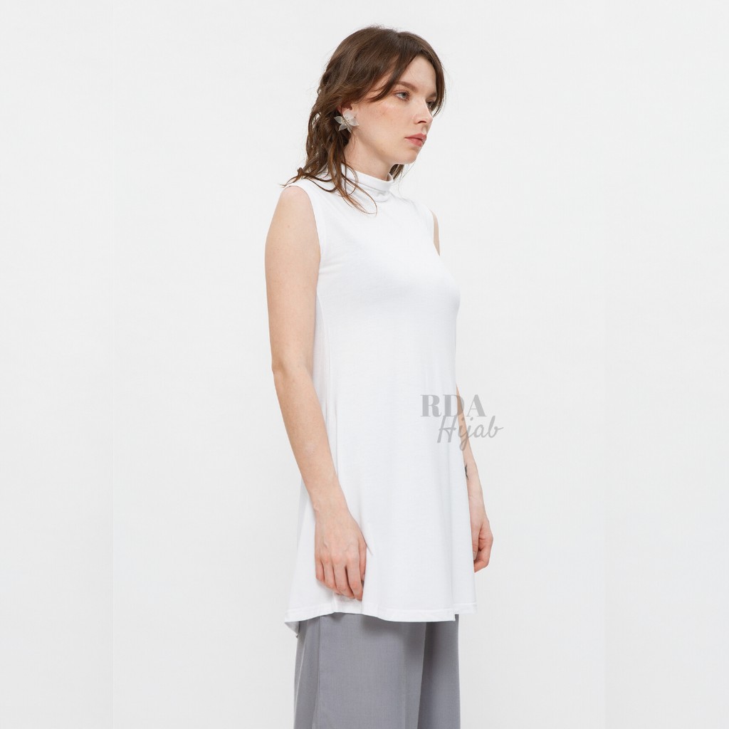 RDA Hijab Highneck Tanktop Panjang Small Size Manset Kutung Katun Viscose Premium
