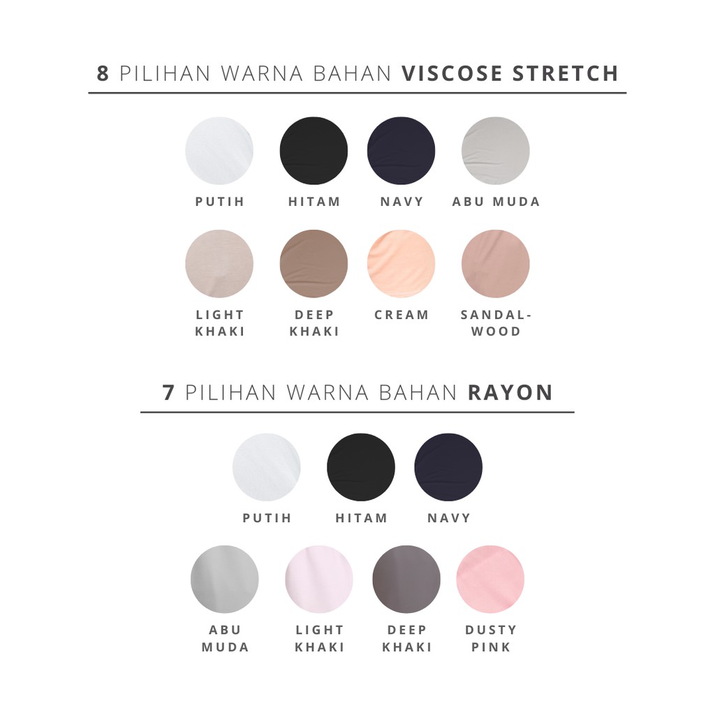 RDA Hijab Highneck Tanktop Panjang Small Size Manset Kutung Katun Viscose Premium