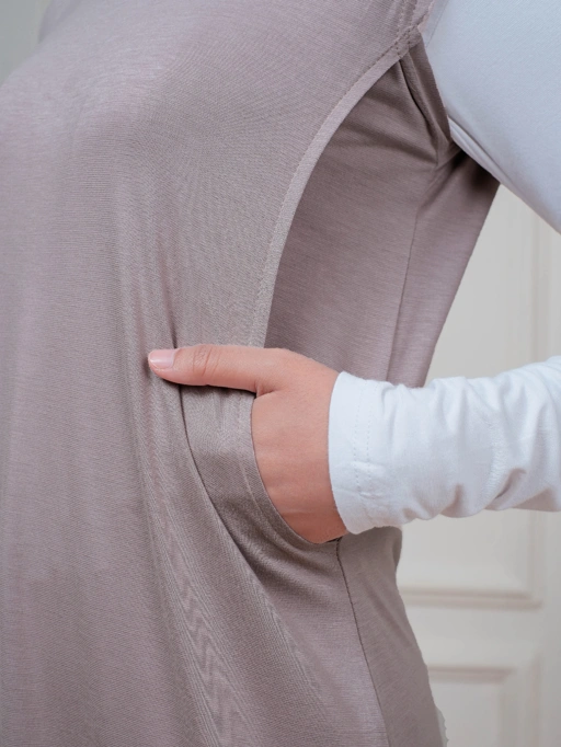 Image of Tanktop Dress Busui Leher Pendek Small Size Manset Inner Ibu Menyusui