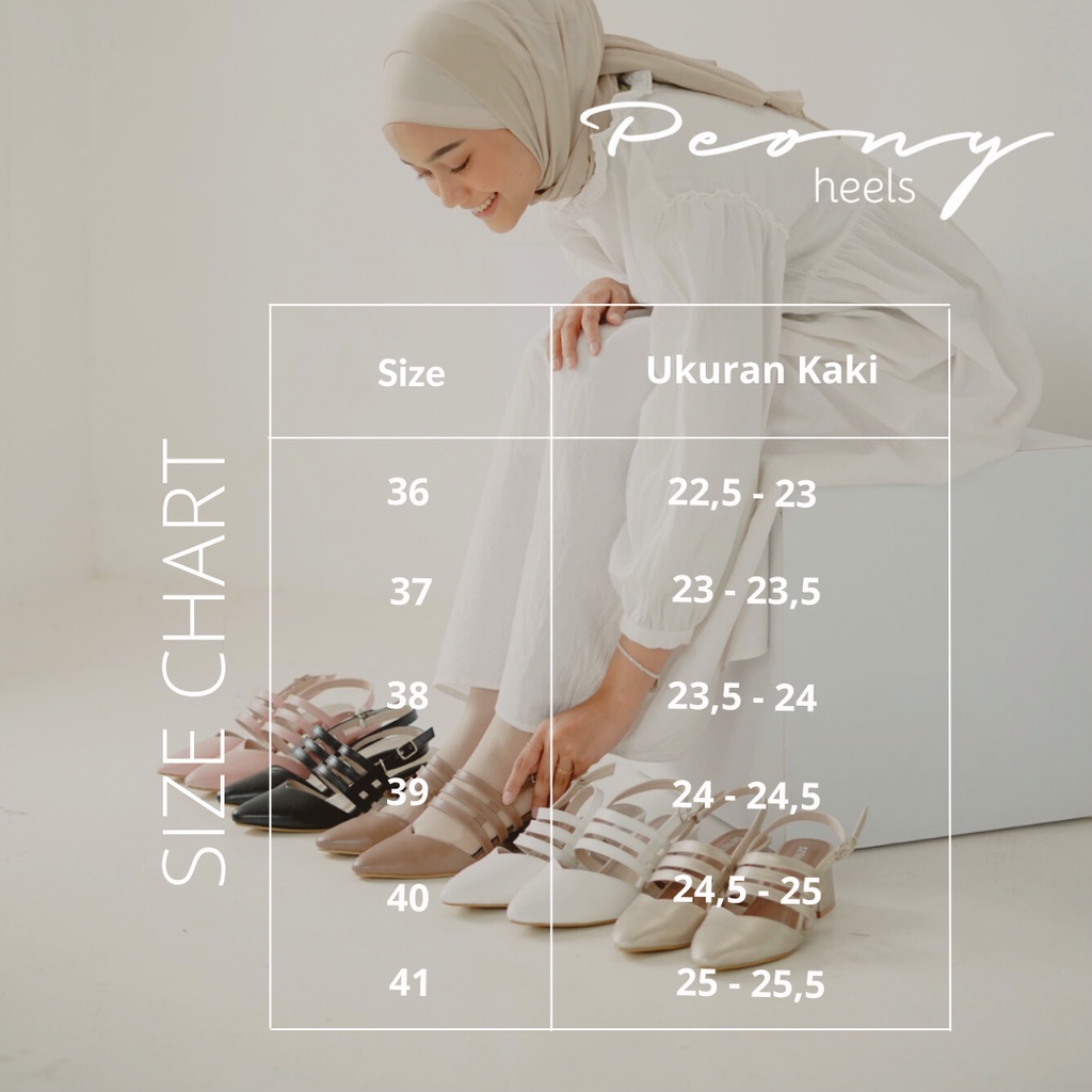 Sepatu Wanita Peony Heels by Sevatu