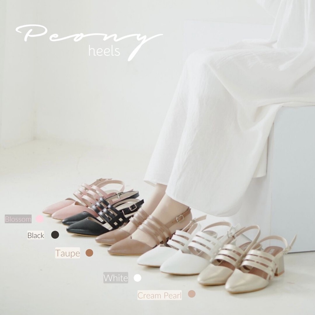 Sepatu Wanita Peony Heels by Sevatu
