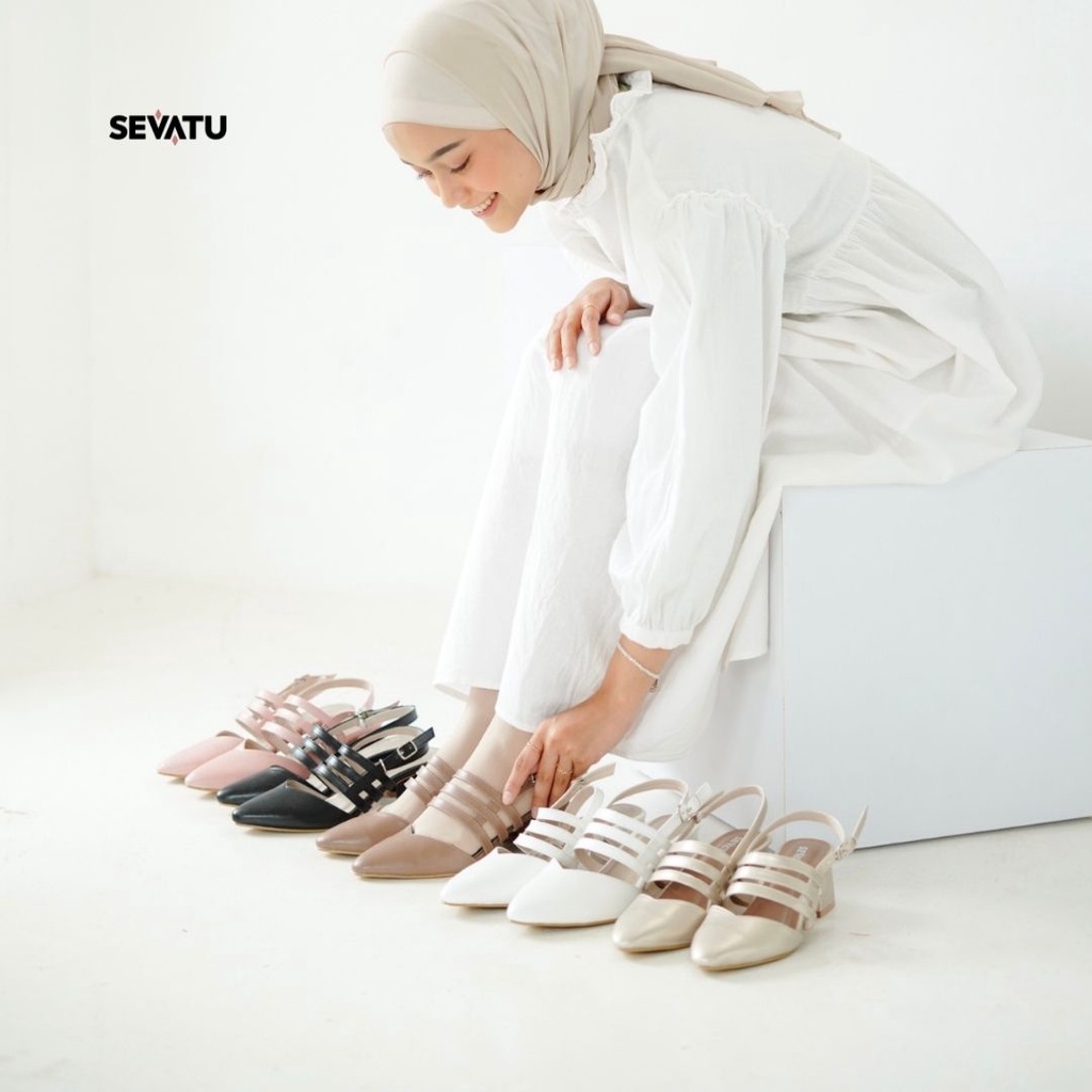 Sepatu Wanita Peony Heels by Sevatu