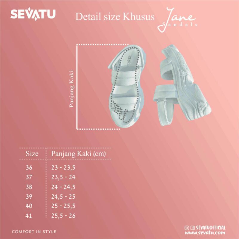 Sendal Wanita Jane Sandals  by Sevatu