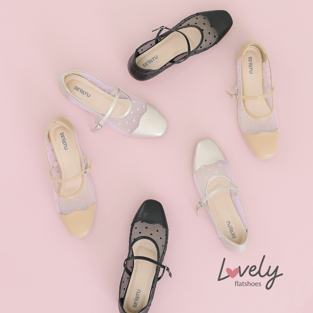 Lovely Flats Sepatu Wanita by sevatu