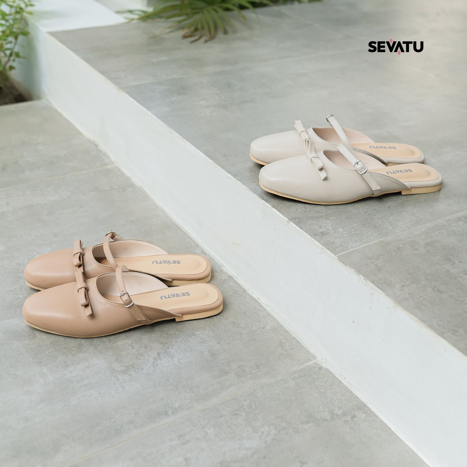Gaea Flatmules Wanita by Sevatuofficial