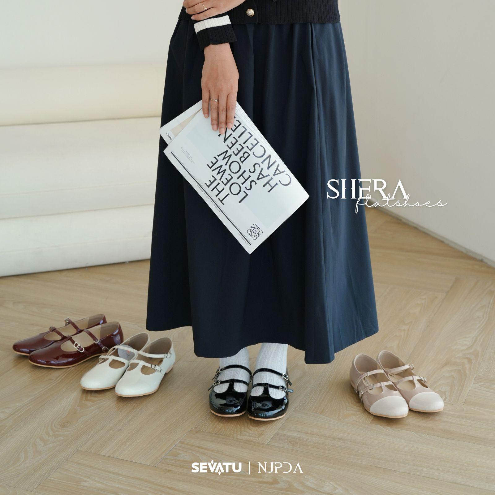 Shera Flat shoes Sevatu X Njpda sepatu wanita