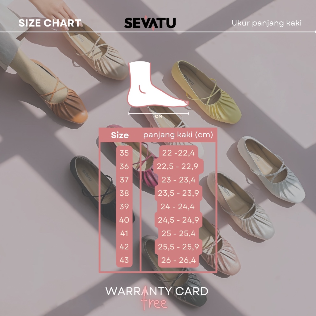 SEVATU - PO Moxha Flatshoes dan Custom Size
