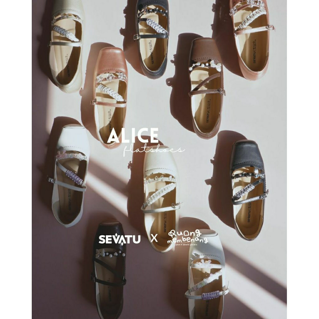 ALICE FLATSHOES DIY DECORATE SHOES SEVATU X RUANGMEMBENANG