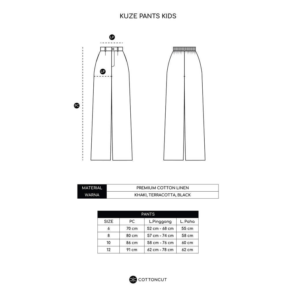Cottoncut Kuze pants kids Celana anak