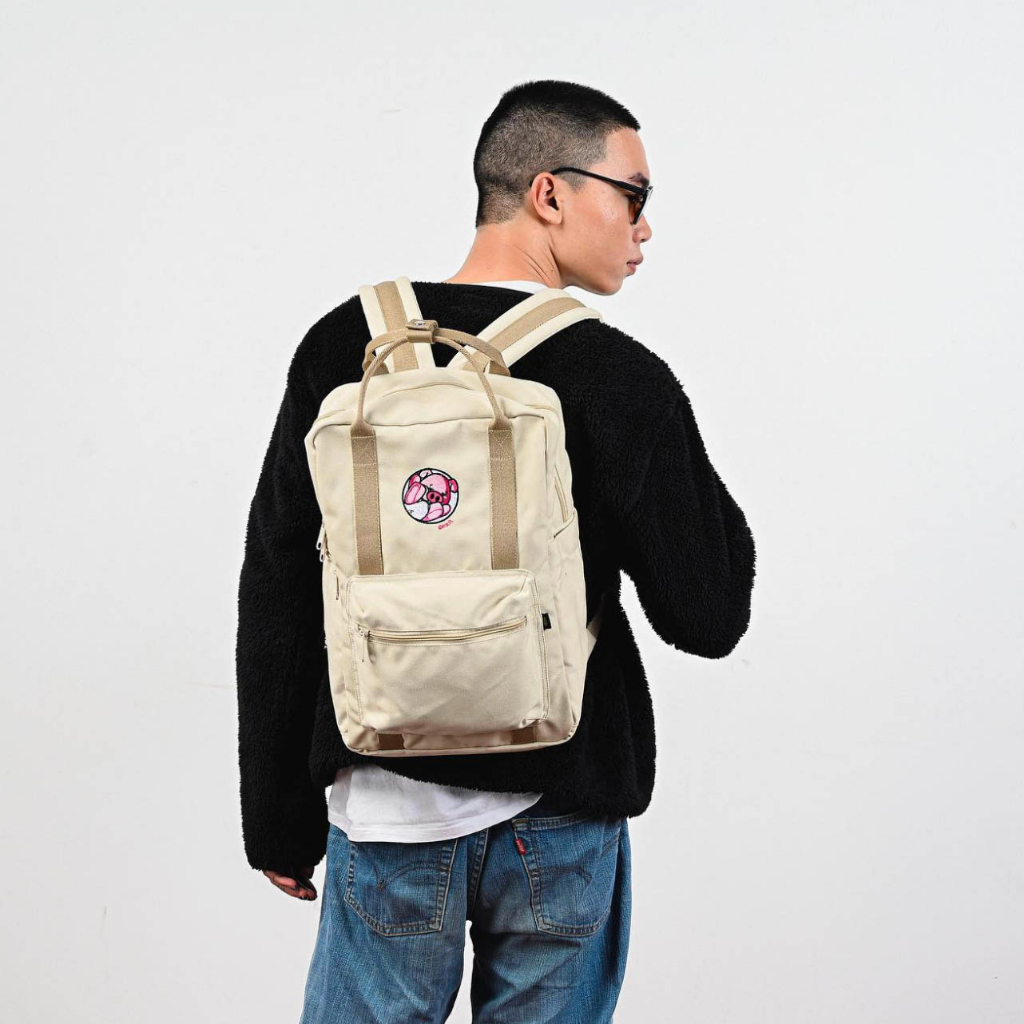 CRSL Pigko Beibao Backpack | Broken White | Tas Ransel Laptop