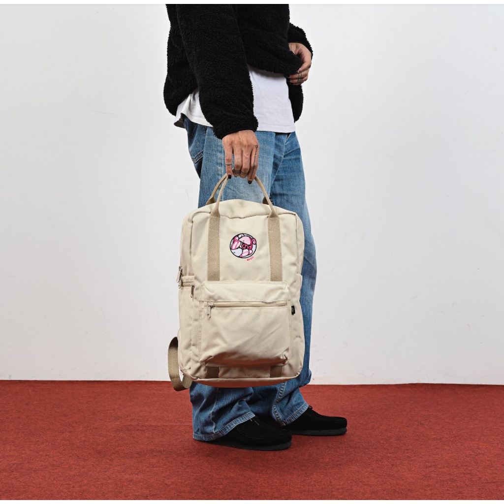 CRSL Pigko Beibao Backpack | Broken White | Tas Ransel Laptop