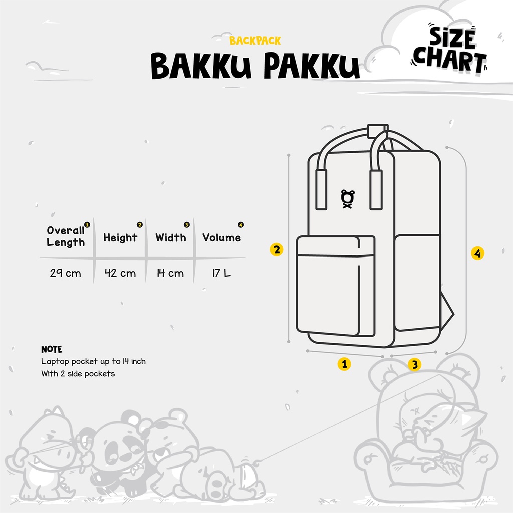 CRSL Odin Bakku Pakku  | Black | Tas Ransel Laptop | Backpack
