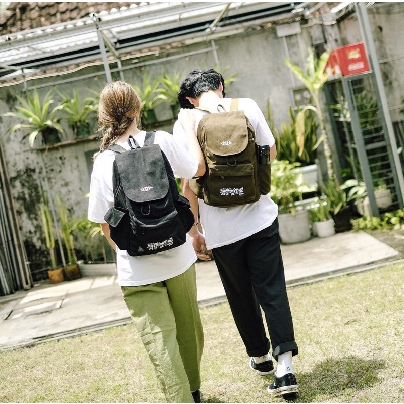 CRSL Black Gengs Rucksack | Backpack | Ransel Pria | Ransel Wanita | Tas Laptop