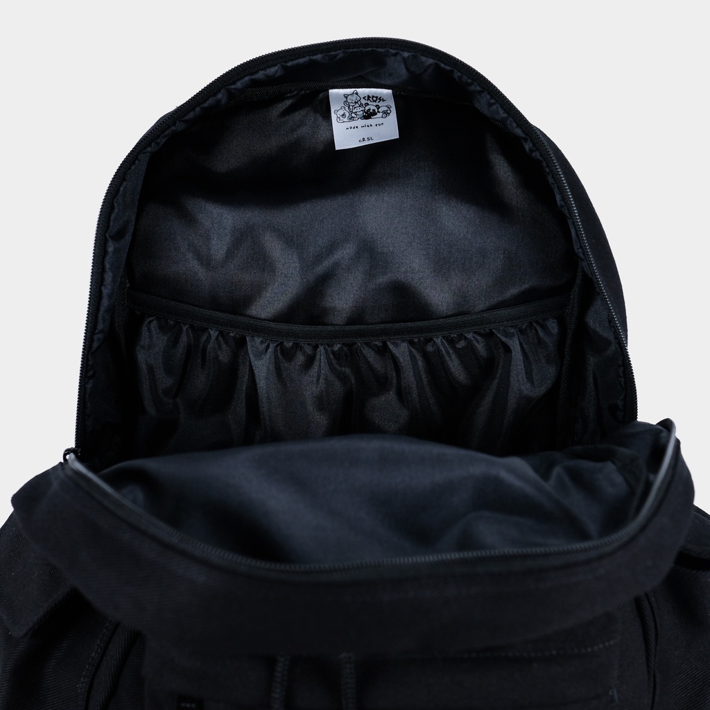 CRSL Black Gengs Rucksack | Backpack | Ransel Pria | Ransel Wanita | Tas Laptop