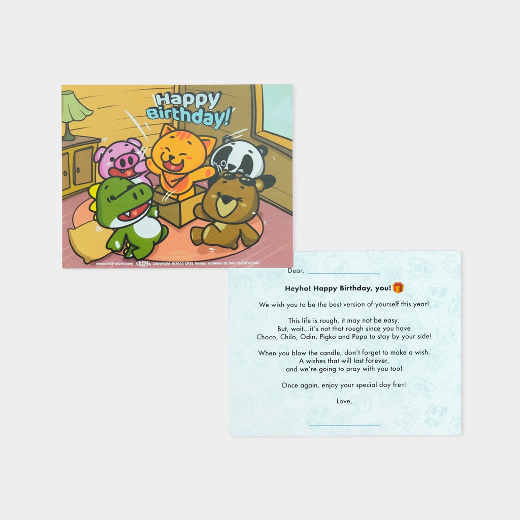 CRSL Greeting Card | Choose Variant