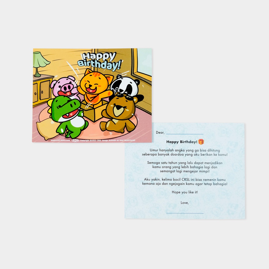 CRSL Greeting Card | Choose Variant