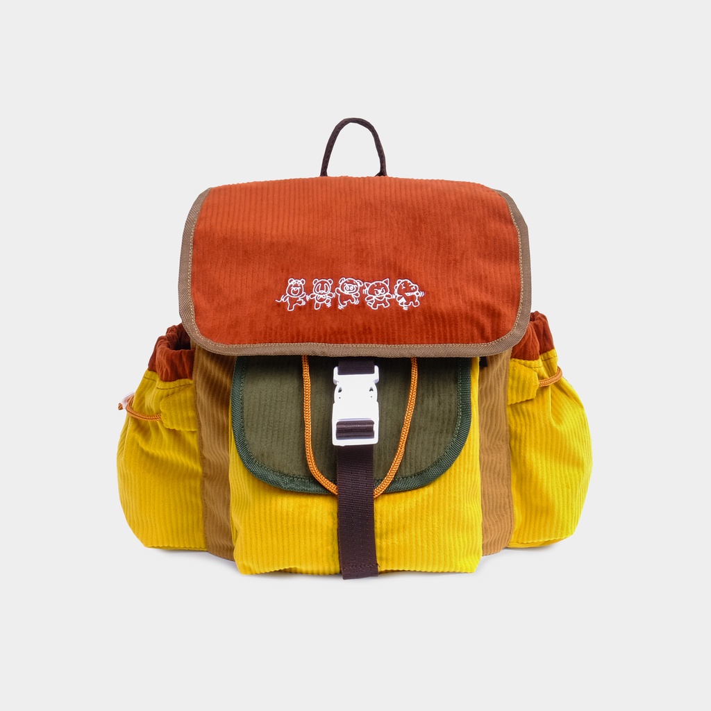 CRSL Gravel Mini Mustard Backpack | Backpack Mini | Tas Ransel Kecil | Tas Gendong Colorfull | Backpack Kuliah | Ransel Kuliah | Ransel Sekolah | Bagpack