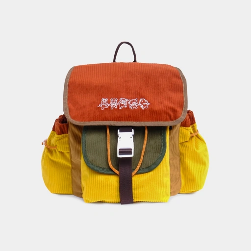 Image of CRSL Mini Mustard Gravel Backpack | Backpack Mini | Tas Ransel Kecil | Tas Gendong Colorfull | Backpack Kuliah | Ransel Kuliah | Ransel Sekolah | Bagpack