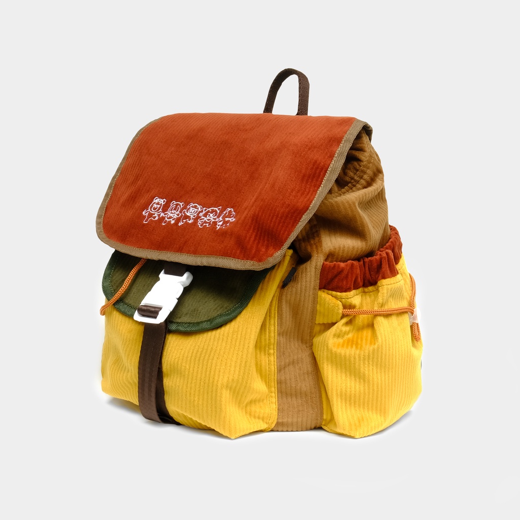 CRSL Gravel Mini Mustard Backpack | Backpack Mini | Tas Ransel Kecil | Tas Gendong Colorfull | Backpack Kuliah | Ransel Kuliah | Ransel Sekolah | Bagpack