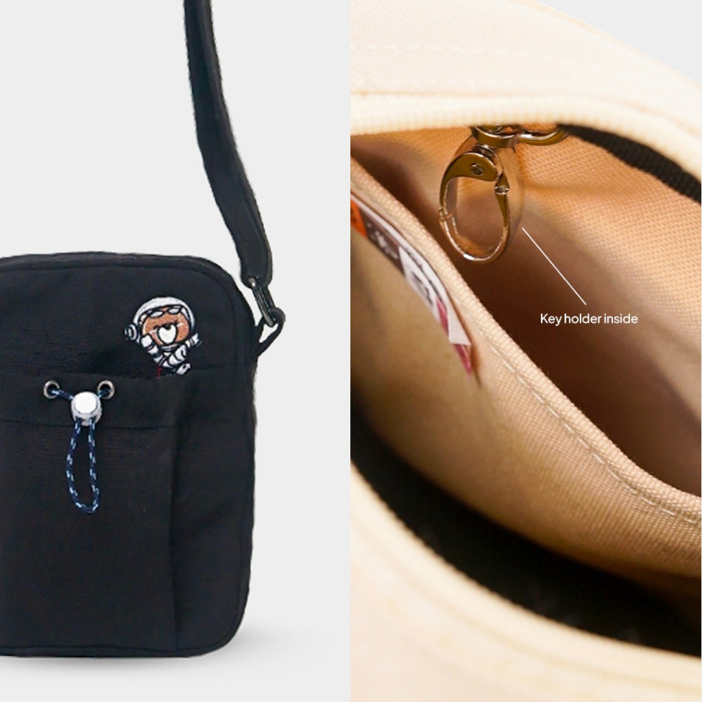CRSL Peeta Shoulder Bag | Tas Selempang Kecil | Tas Pinggang Kotak | Raya Collection