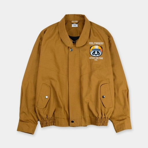 Image of CRSL Popo Cute Rider Jacket | Brown | Bomber Jacket | Jaket Motor