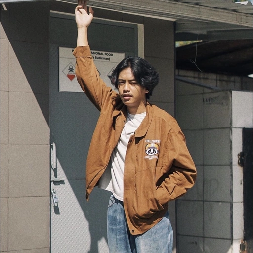 Image of CRSL Popo Cute Rider Jacket | Brown | Bomber Jacket | Jaket Motor