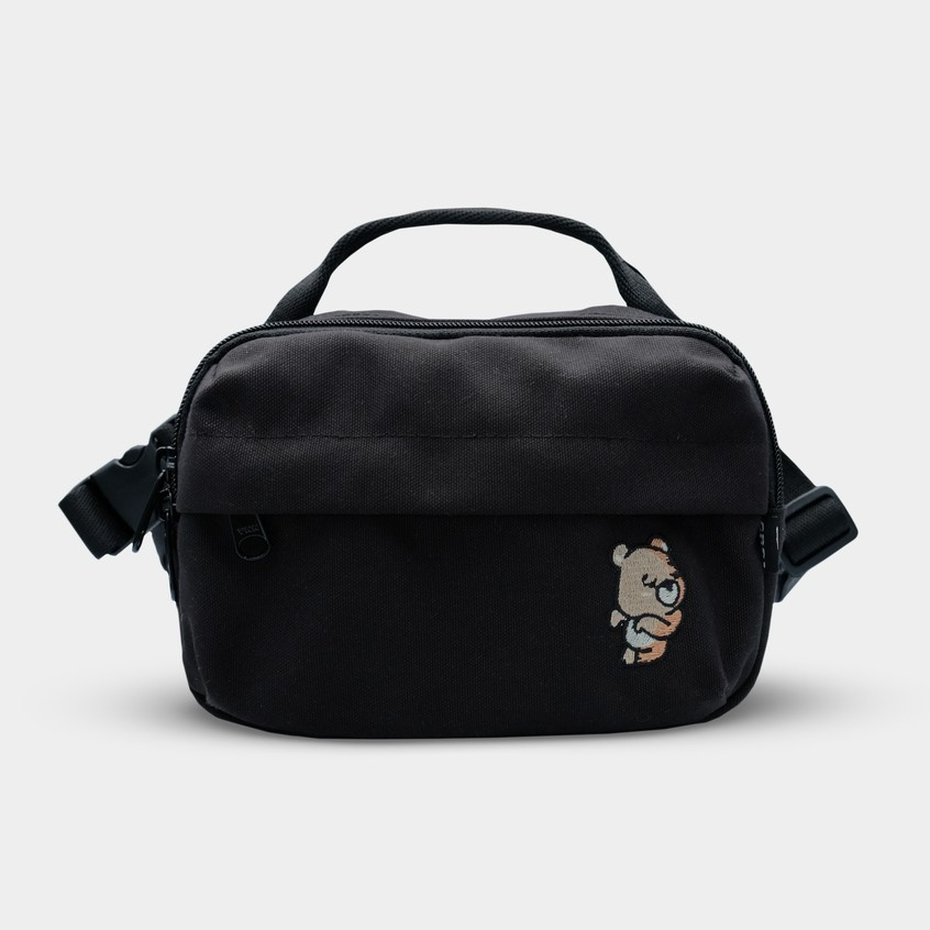 CRSL Choco Hip Pack | Black Waistbag Tas pinggang