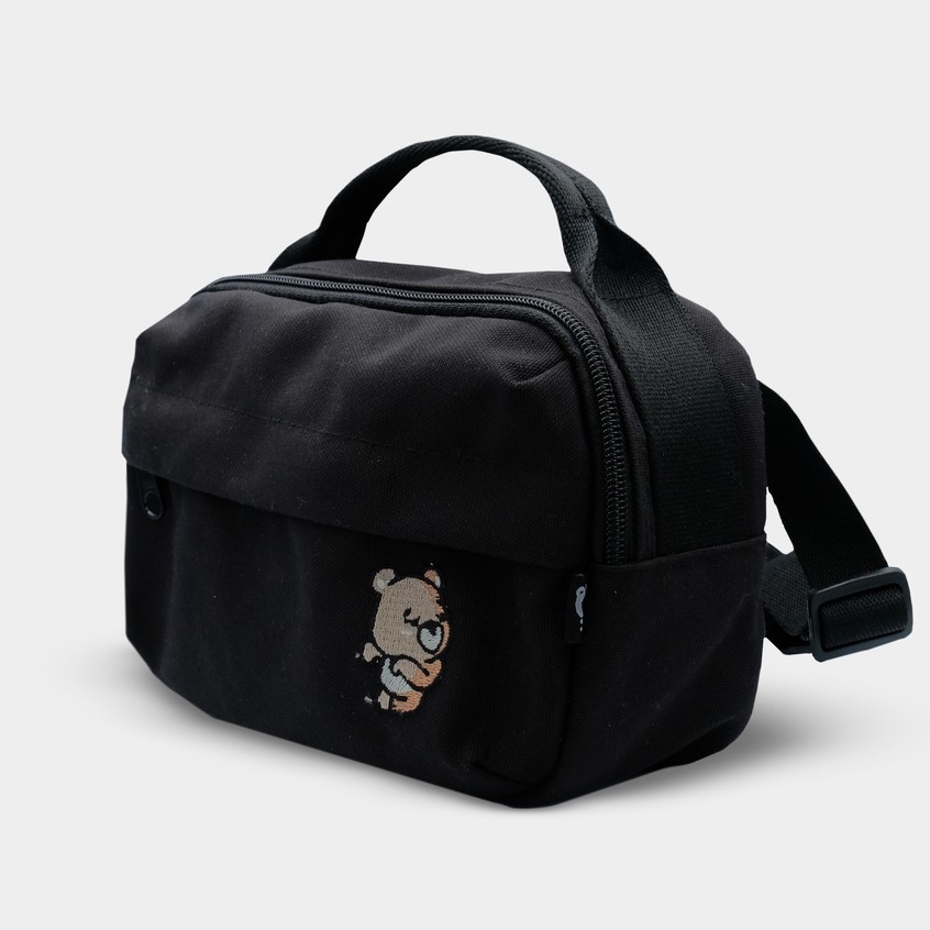 CRSL Choco Hip Pack | Black Waistbag Tas pinggang