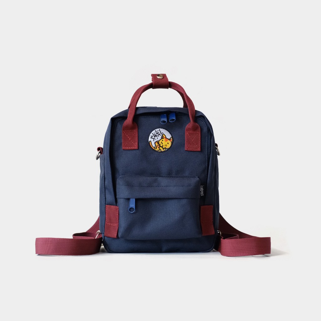 CRSL Chilo Suringu Baggu Navy #2 | Tas selempang | Tas Ransel mini 2 in 1 | Unisex Pria Wanita