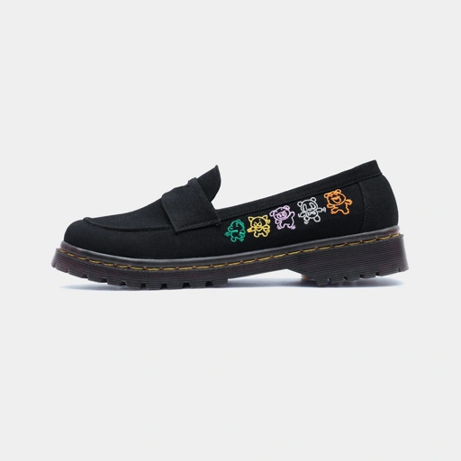 Image of CRSL Loco Loafers | Black I Oxford I Sepatu Pantofel Slip On Formal I Casual I Unisex Pria Wanita