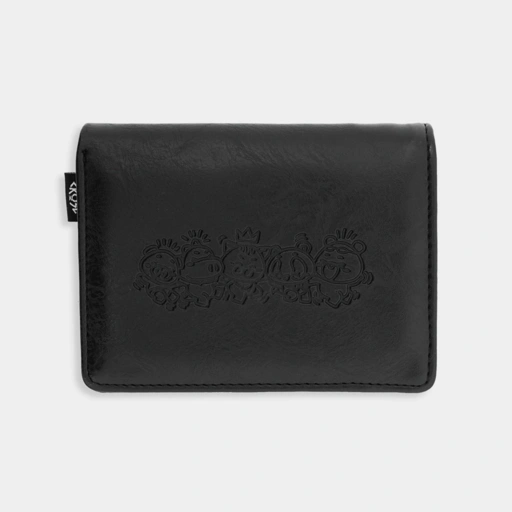 Image of CRSL Walther Wallet Black | Extra Card Holder | Dompet Kartu Kulit Kecil Pria Wanita | 2 in 1 Lipat
